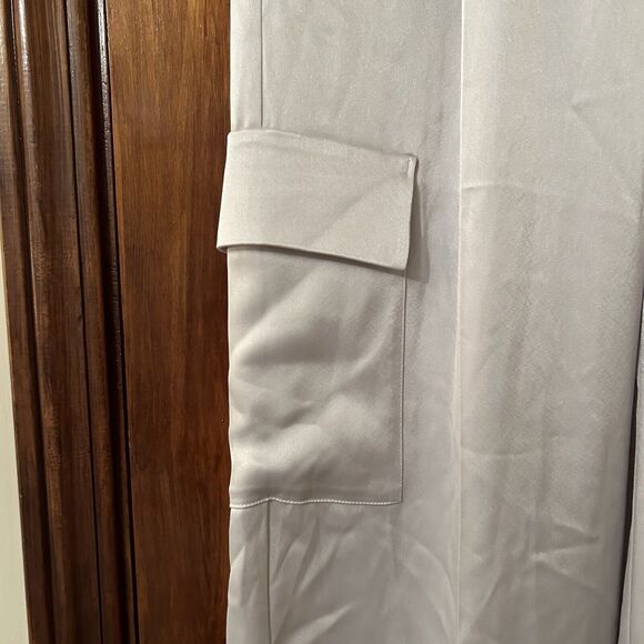 Aritzia Cream Wide Leg Pants - Picture 4 of 13